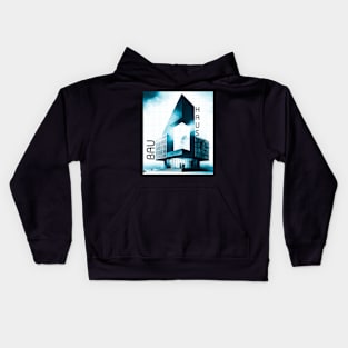 Artsy Architecture 05 BlW Kids Hoodie